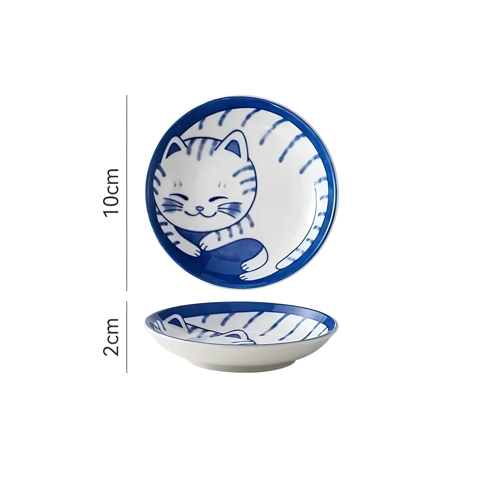 Japanese Lucky Cat Plate - KITCHUNI