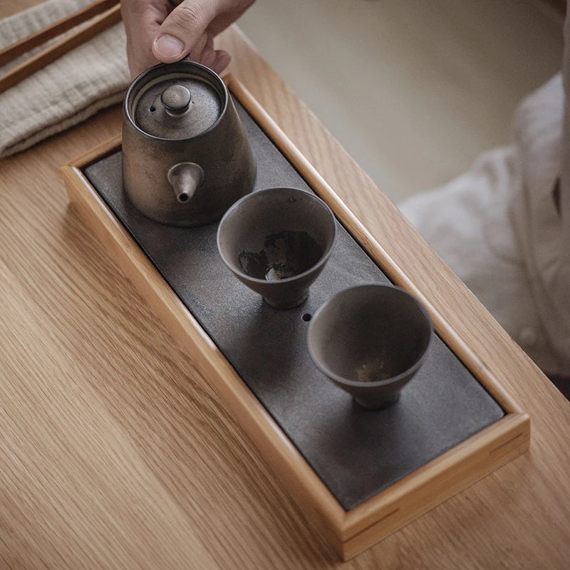 Bamboo Tea Tray - KITCHUNI