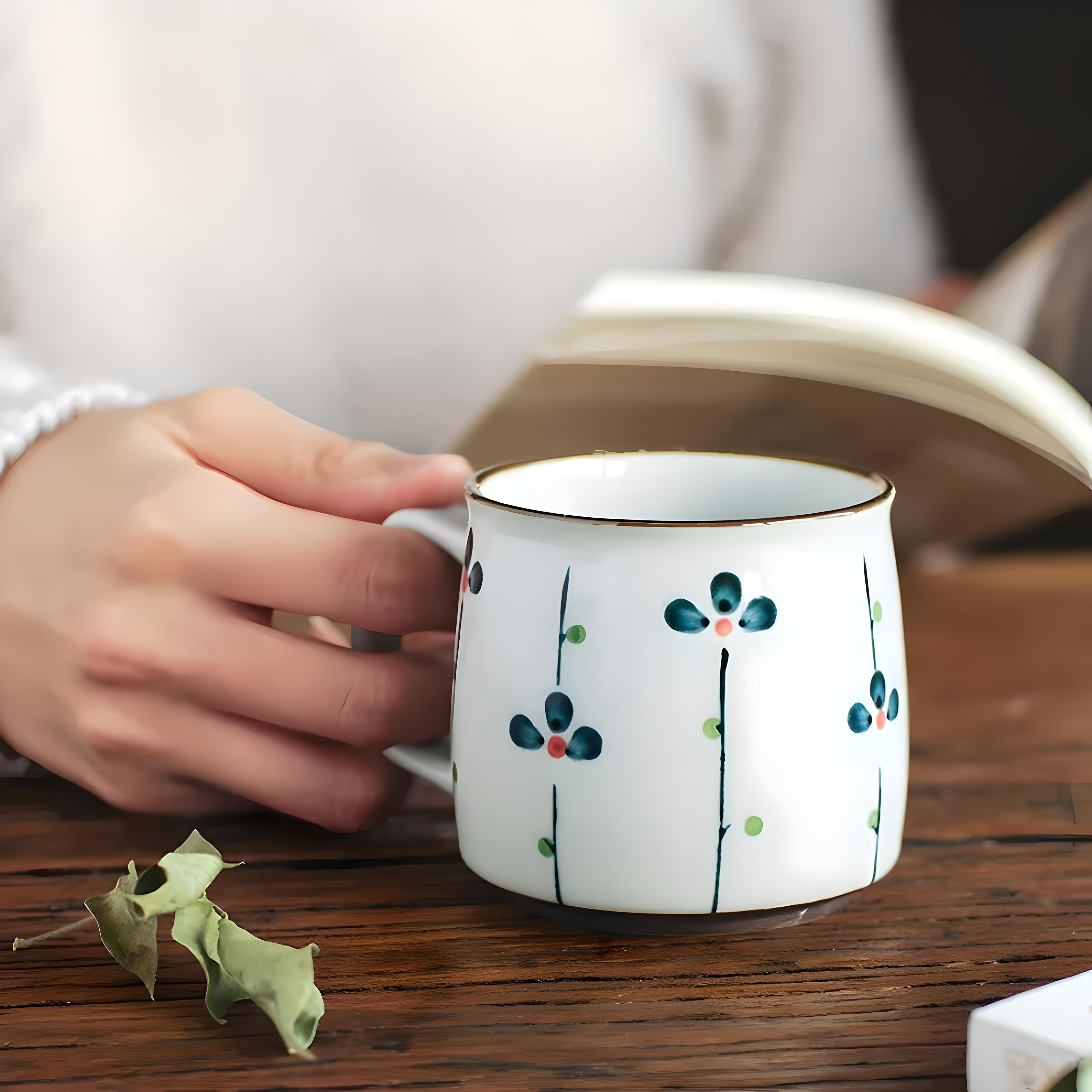 Hand-painted Unique Japanese Style Cup