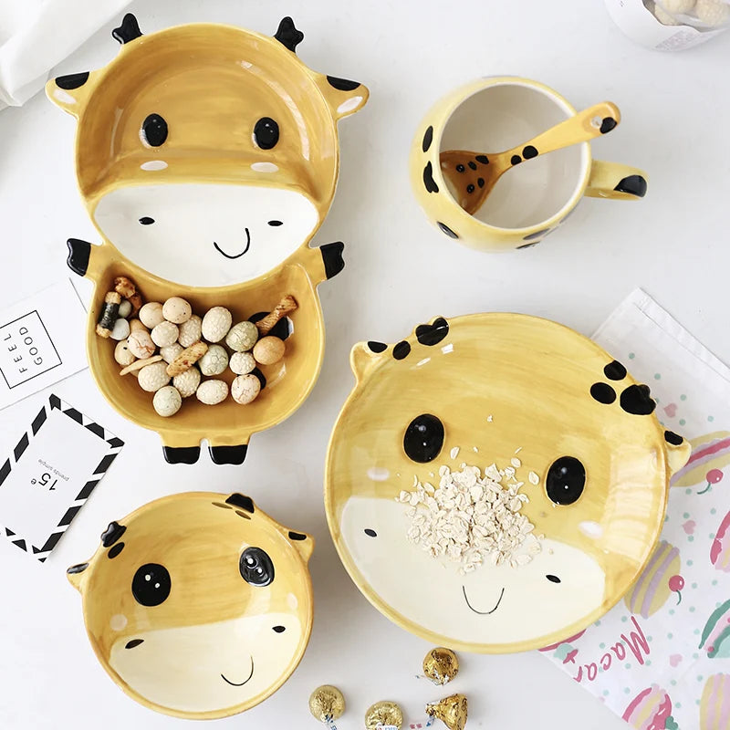 Hand Painted Animal Tableware