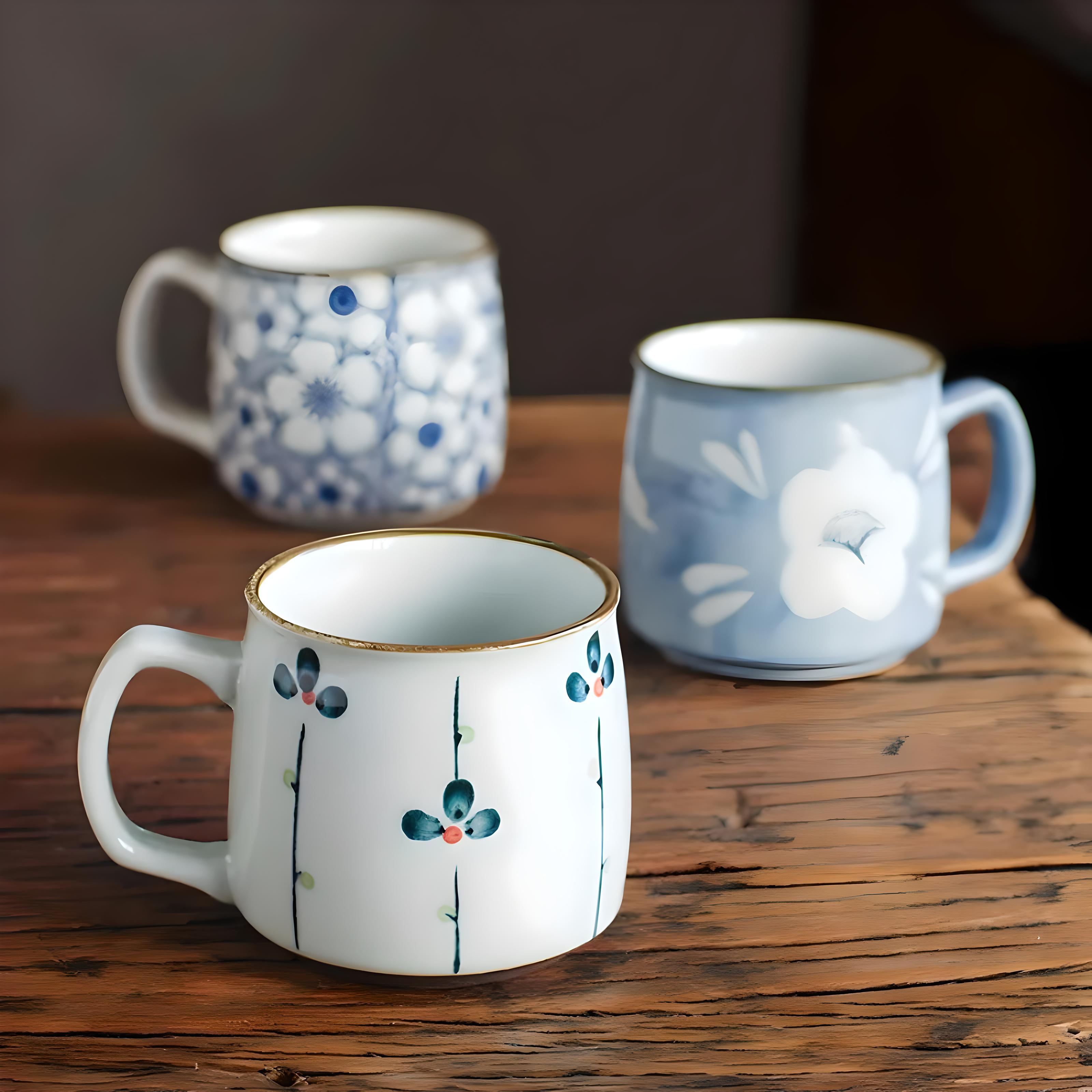 Hand-painted Unique Japanese Style Cup