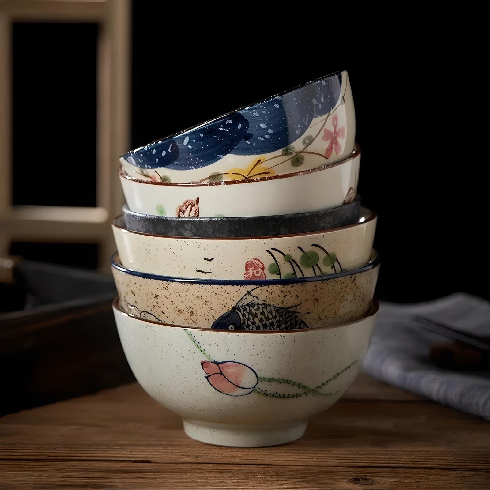 Japanese Retro Style Bowl - KITCHUNI