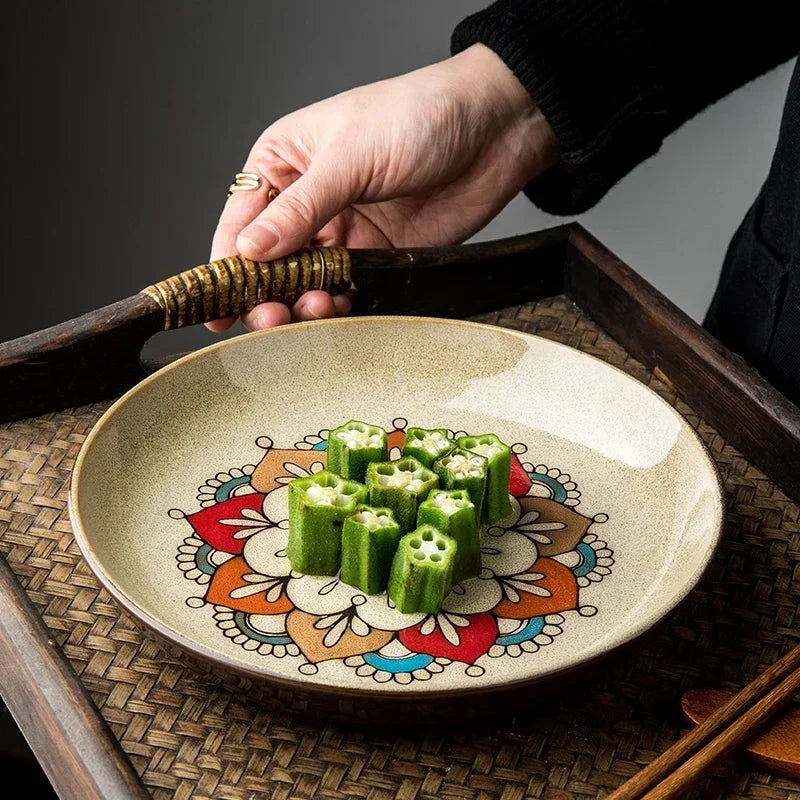 Floral Blossom Plate - KITCHUNI