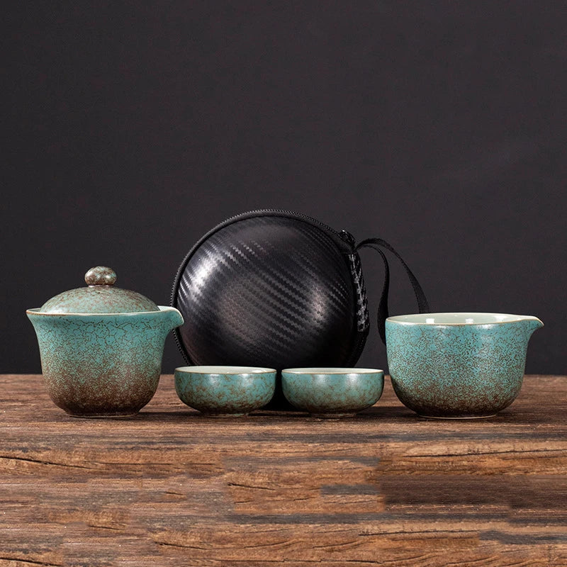 Gaiwan Portable Ceremony Tea set - KITCHUNI