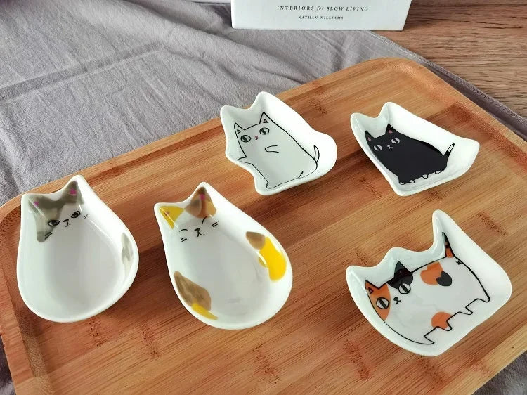 Tiny Animal Plates 5 PC Set - KITCHUNI