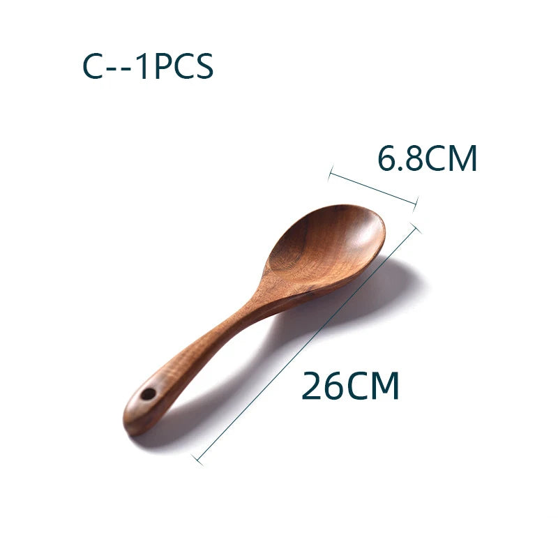 Natural Teak Spoon Spatula - KITCHUNI