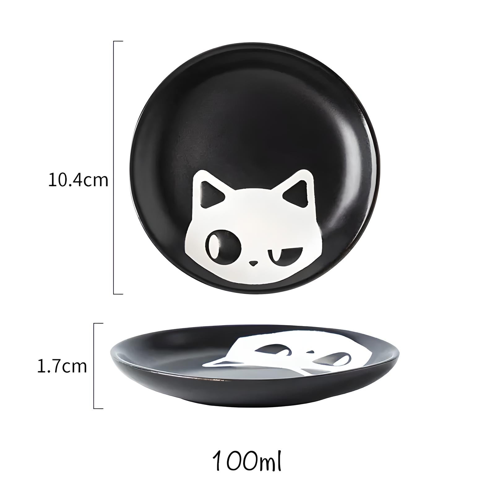 Cartoon Cat Snack Dish - KITCHUNI