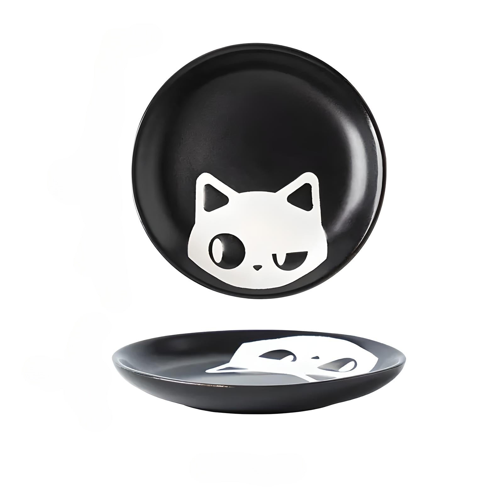 Cartoon Cat Snack Dish