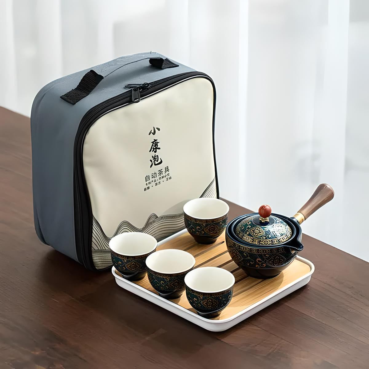 Chinese Gongfu Tea Set Portable All in One Gift Bag