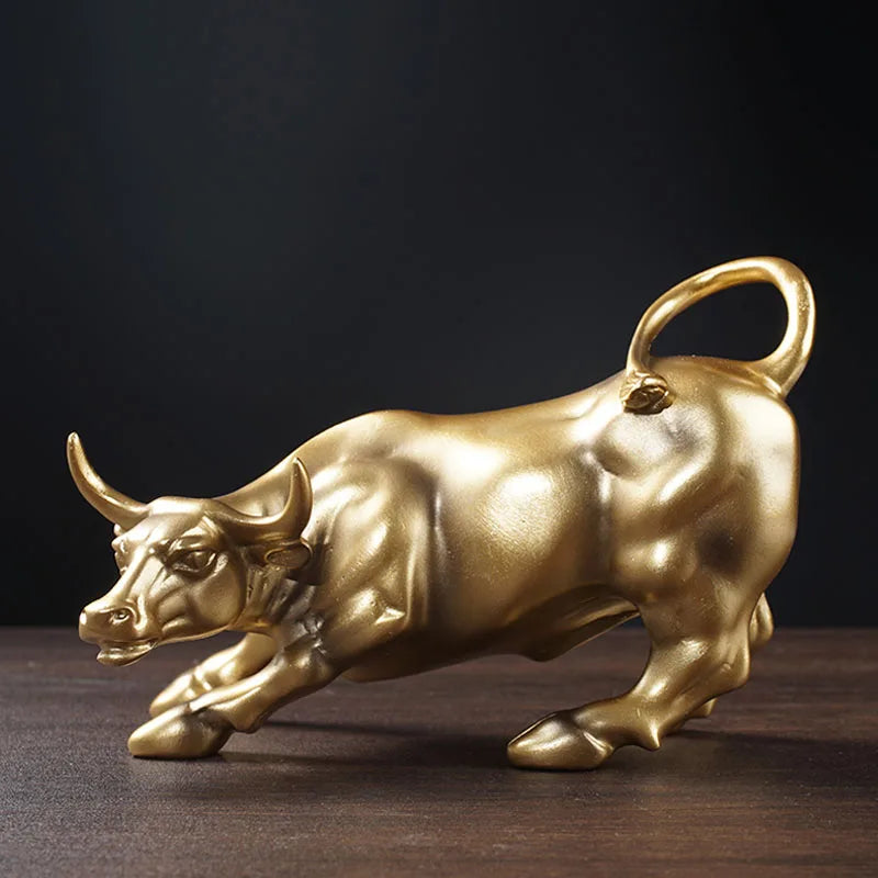 Wall Street Bull OX Statue - KITCHUNI