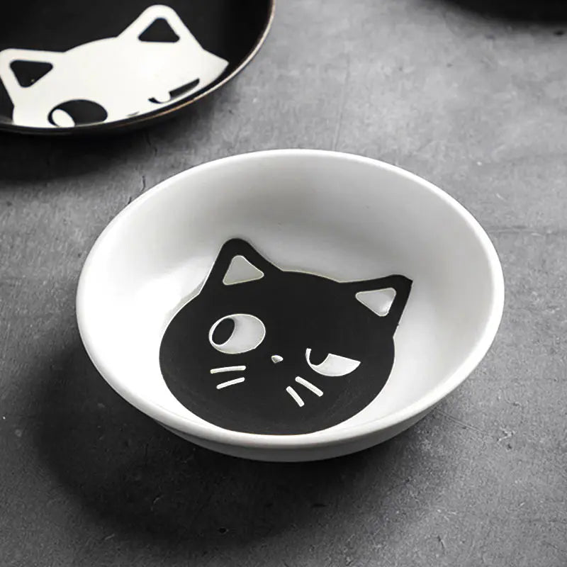 Cartoon Cat Snack Dish - KITCHUNI