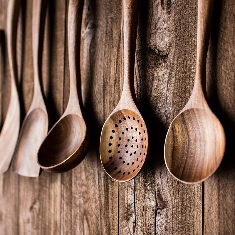 Natural Teak Spoon Spatula - KITCHUNI