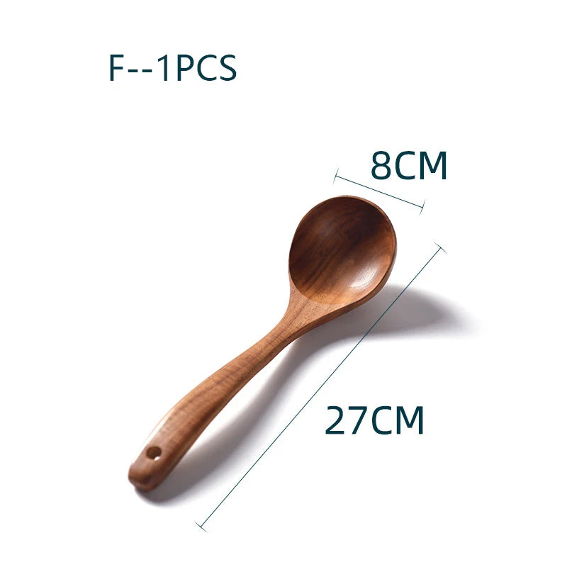 Natural Teak Spoon Spatula - KITCHUNI