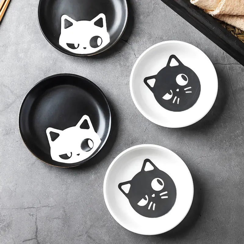 Cartoon Cat Snack Dish - KITCHUNI