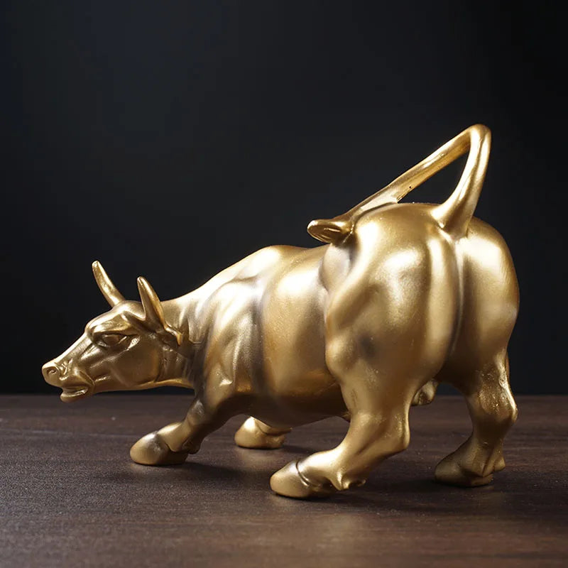 Wall Street Bull OX Statue - KITCHUNI