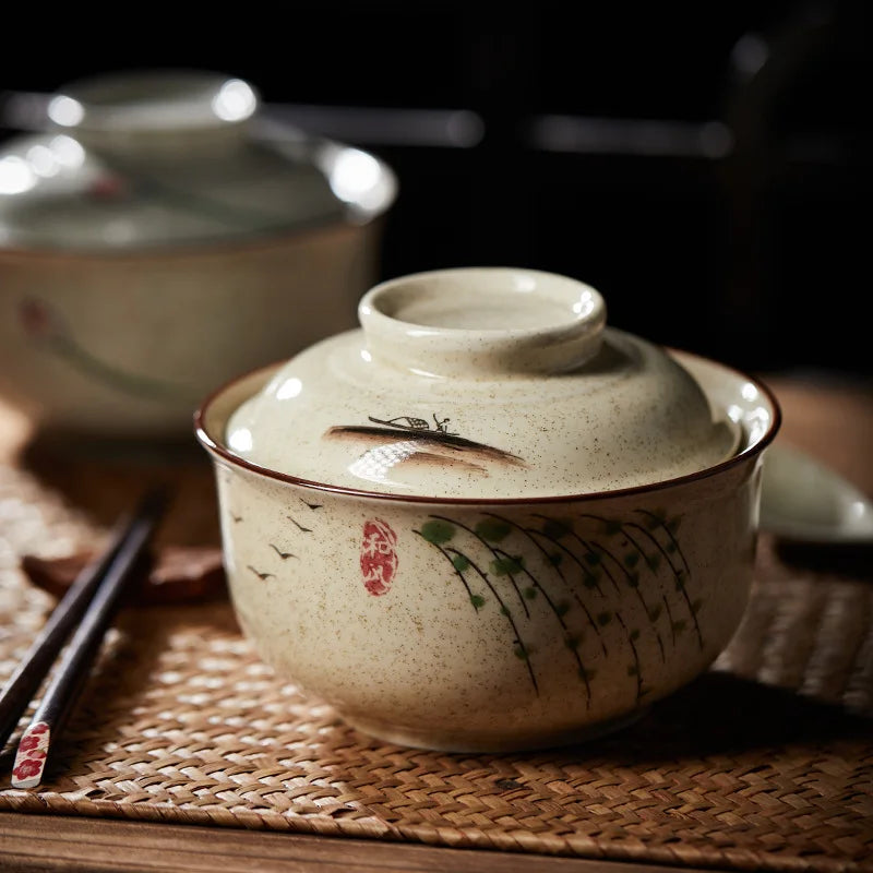 Tranquil Waters 6.5 inch Bowl With Lid - KITCHUNI