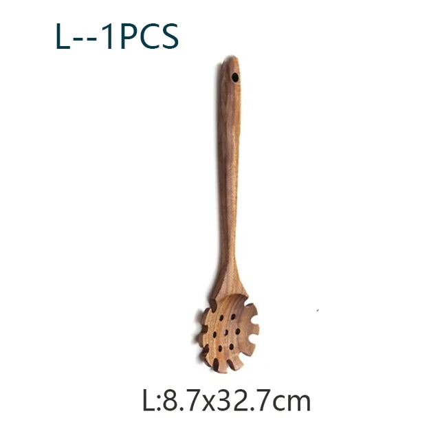 Natural Teak Spoon Spatula - KITCHUNI