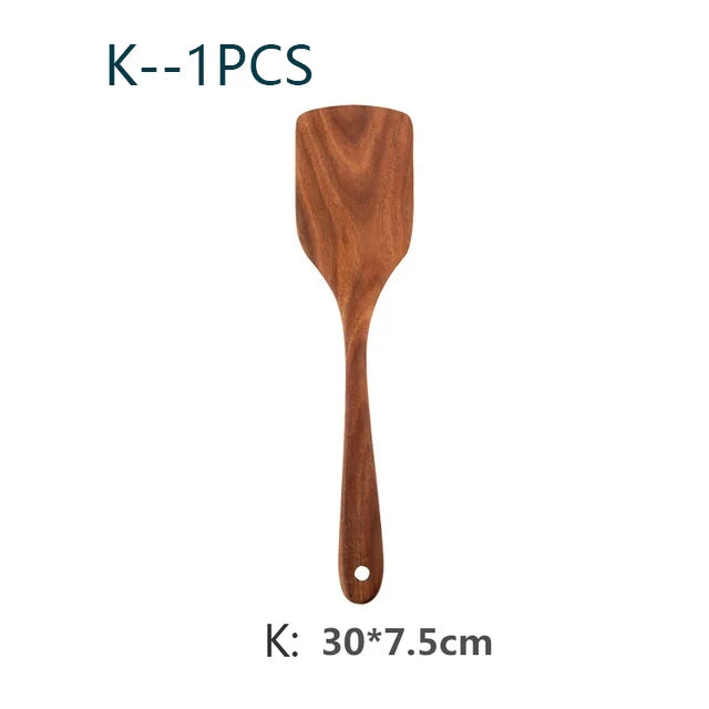 Natural Teak Spoon Spatula - KITCHUNI