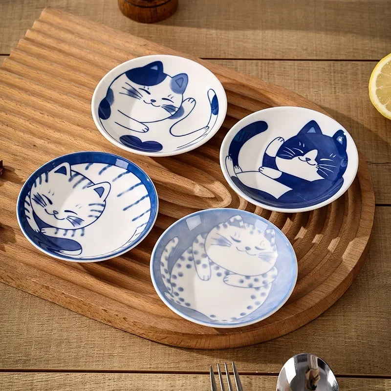 Japanese Lucky Cat Plate - KITCHUNI