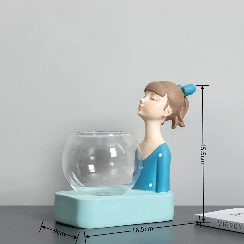 Creative Glass Figurine with Lights - KITCHUNI