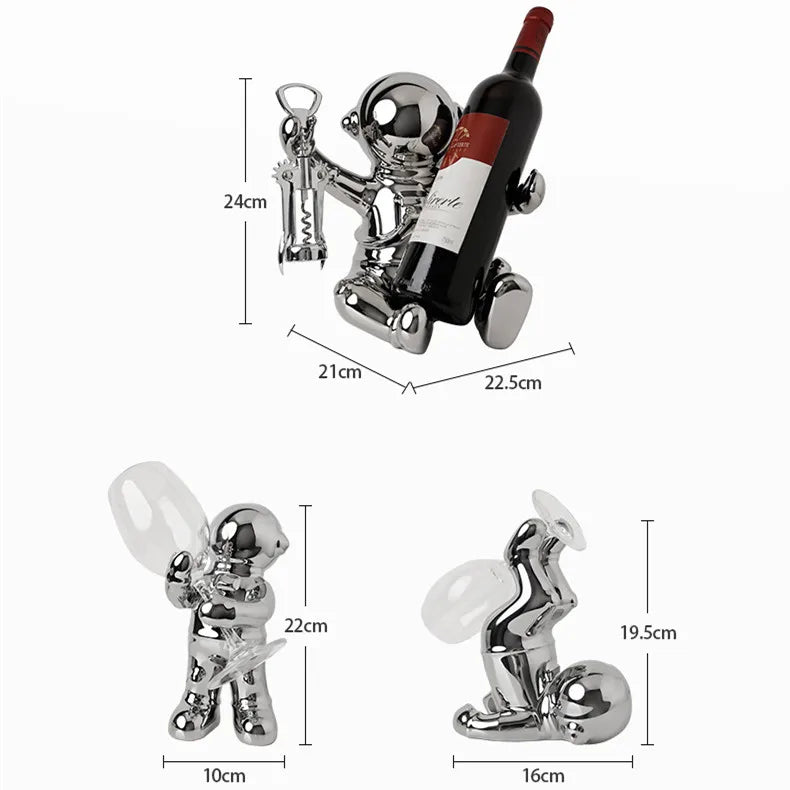 Space Explorer Wine Rack - KITCHUNI