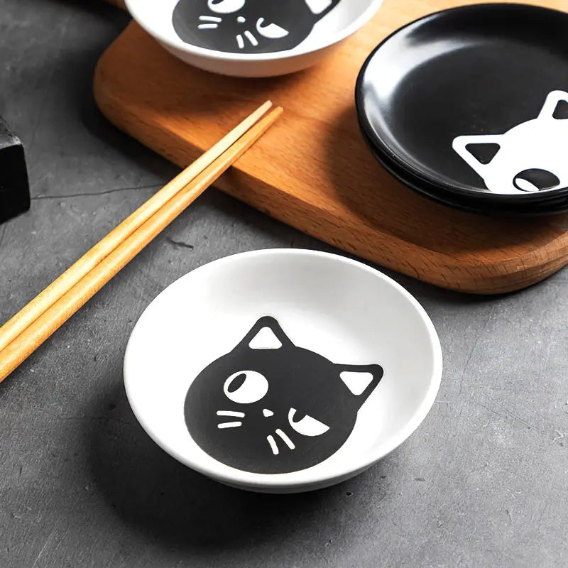 Cartoon Cat Snack Dish - KITCHUNI