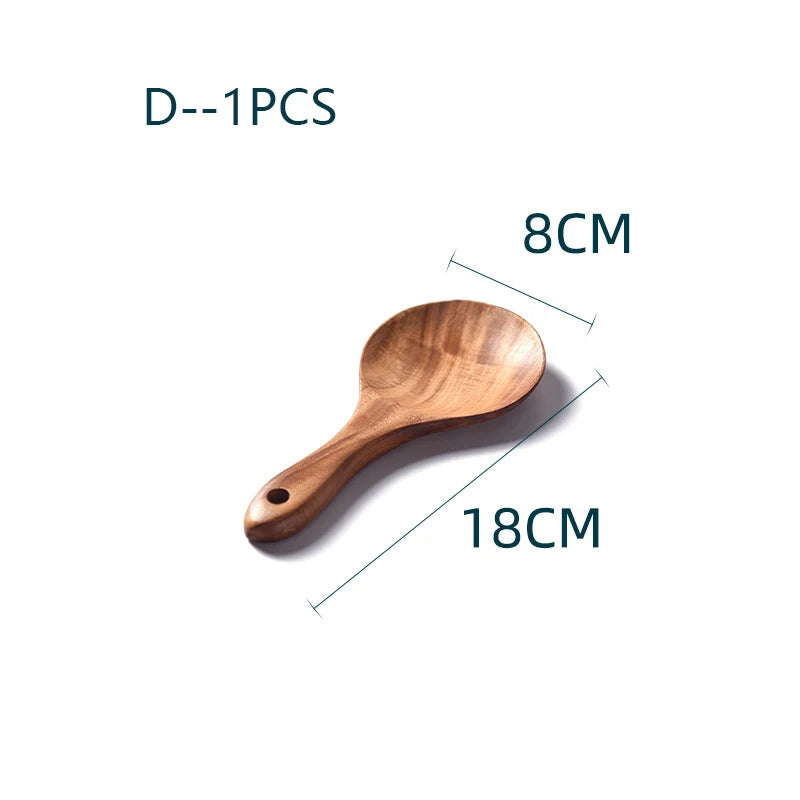 Natural Teak Spoon Spatula - KITCHUNI