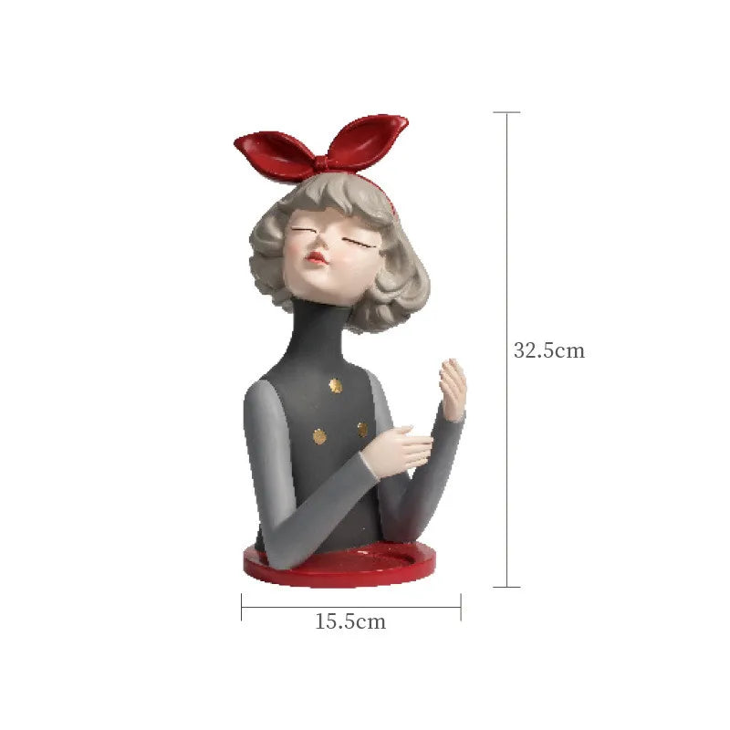 Dancing Girl Figurine Wine Rack - KITCHUNI