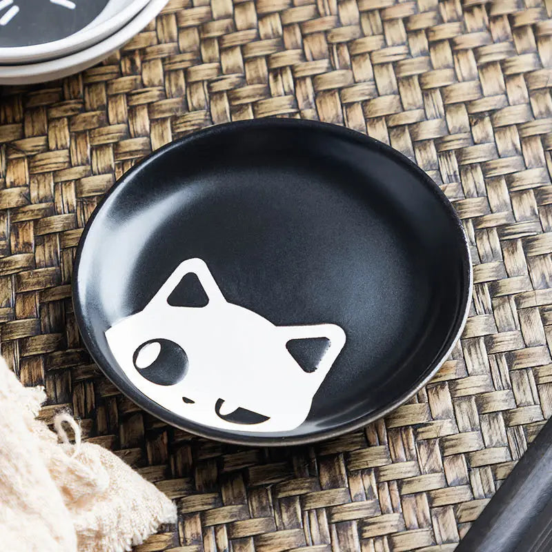 Cartoon Cat Snack Dish - KITCHUNI