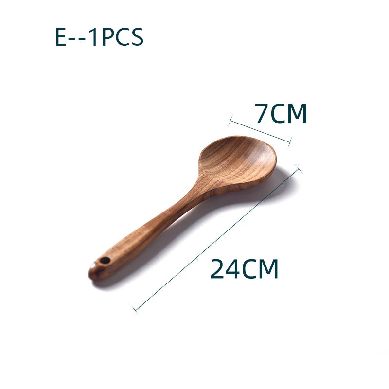 Natural Teak Spoon Spatula - KITCHUNI