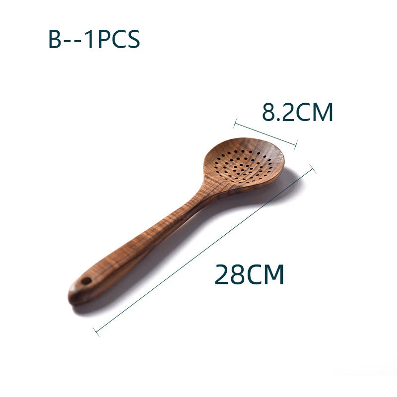 Natural Teak Spoon Spatula - KITCHUNI