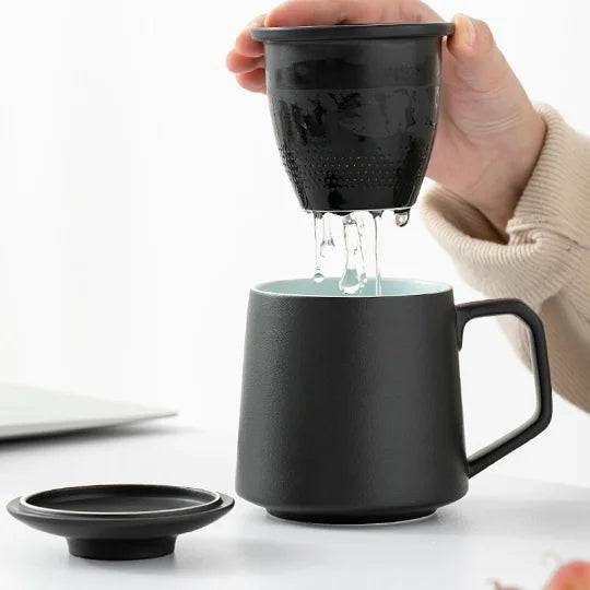 Monochrome Meadow Infuser 450ml - KITCHUNI